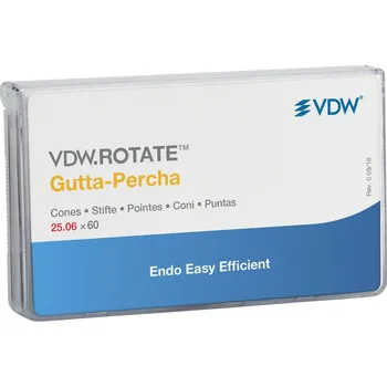 VDW Rotate gutaperčové čepy, 60 ks Varianta: ISO 30.06