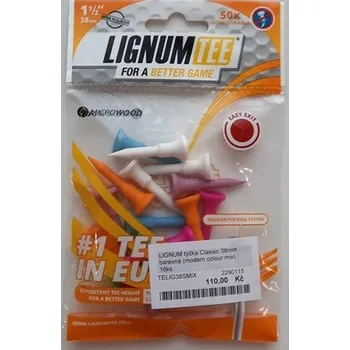 Golfová tyčka Lignum týčka Classic 38mm - barevná (modern colour mix) 16ks