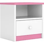 Dětský noční stolek Babydreams 40 cm růžový