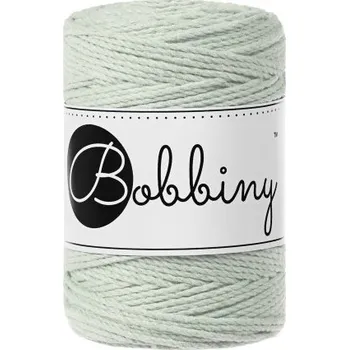 Příze Bobbiny bavlněná šňůra na macramé 3ply BABY milky green