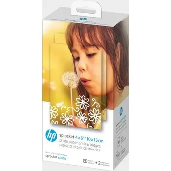 Fotopapír HP Cartridge Paper Sprocket Studio 10 x 15 HPISC80 80 listů