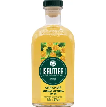 Rum Isautier Arrangé Épicé Ananas Victoria 40 % 0,5 l