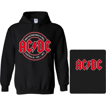 Pánská mikina mikina s kapucí AC/DC - High Voltage Rock and Roll