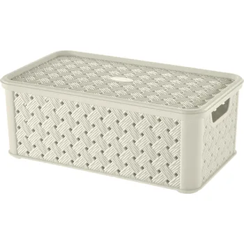 Úložný box Tontarelli Úložný box ARIANNA s víkem 4 l krémová 8035775210 8035775210