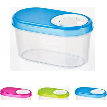 Dóza na potraviny Dóza 0,14l 10x5,5x 5,5cm, sypací, plast