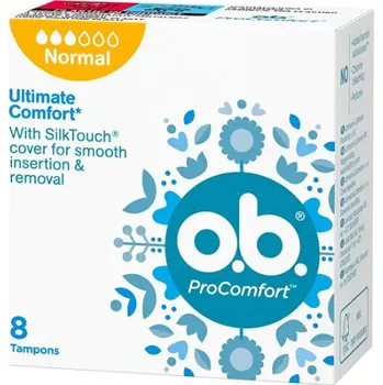 Menstruační tampony O.B. Original Normal 8ks tamponů - Cestovní balení