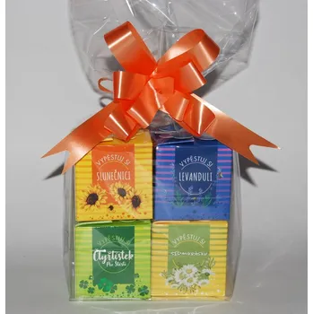 Dárkový potravinový koš Dárkový balíček - Vypěstuj si - 4ks