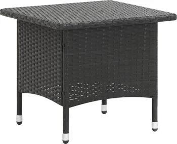 Zahradní stůl vidaXL 46250 čajový stolek 50 x 50 x 47 cm černý