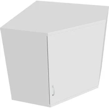 Kancelářský vozík HOBIS skříň vnitřní roh levá horní - SRV 2 01 P H, bílá + doprava zdarma