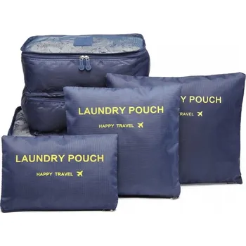 Laundry Pouch Happy Travel sada cestovn ch organiz ru 6 ks