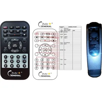 Dálkový ovladač General UNIVERSUM VTC-CD10954 - náhradní dálkový ovladač