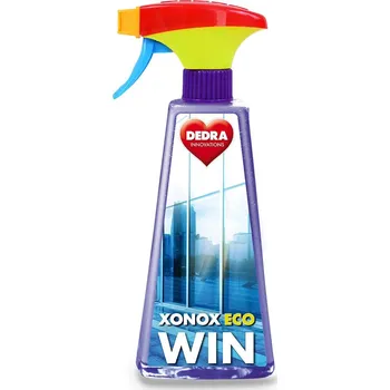 Vysavač na okno DEDRA EKO čistič na okna, skla i zrcadla XONOX ECO WIN, JUICY SUMMER, 500 ml