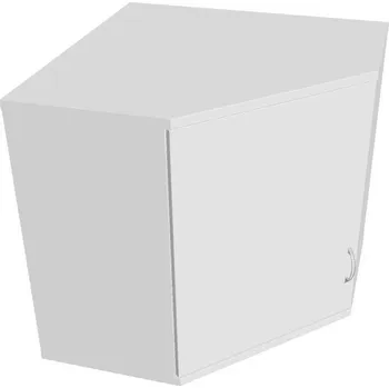 Kancelářský vozík HOBIS skříň vnitřní roh levá horní - SRV 2 01 L H, bílá + doprava zdarma