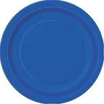 EKO Talířky papírové - královská modrá 23cm 8ks