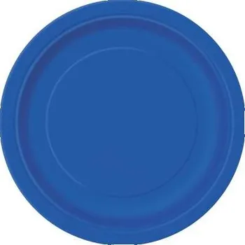Talíř EKO Talířky papírové - královská modrá 23cm 8ks
