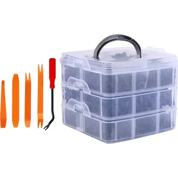 Nýt sada plastových šroubků 5-10mm 625ks