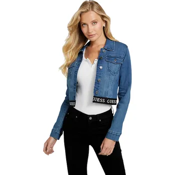 GUESS dámská džínová bunda Camil modrá L