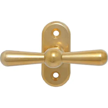 Okenní klika BERNAT MOUNTING BERNAT Casual euro oliva Provedení: Rozteč 43 mm + šrouby M5x40, Povrchová úprava: surová mosaz