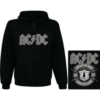 Pánská mikina mikina s kapucí a zipem AC/DC - Let There Be Rock