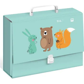 Školní kufřík Interdruk Kufřík zapínací s rukojetí B&B Pastel Green