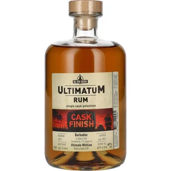 Rum rum ultimatum cask finish 4Y barbados 48,9% 0,7l (holá láhev)