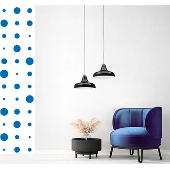 Samolepící dekorace Kuličkový závěs samolepka na zeď 17 x 70 cm