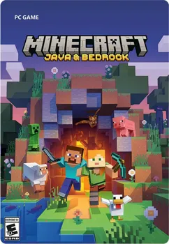 Počítačová hra Minecraft Java and Bedrock Edition digitální verze