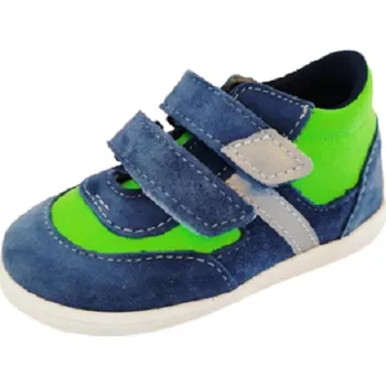Chlapecké polobotky Celoroční obuv Jonap 051SV - modrá zelená chlapecké Velikost: 20