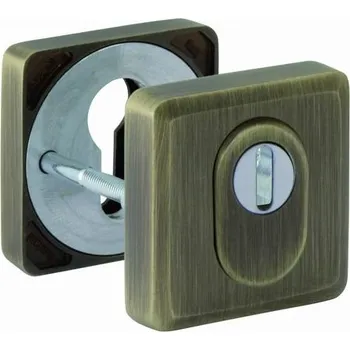 Dveřní kování MP KOVÁNÍ MP BEZPEČNOSTNÍ ROZETY QB SECUR - HR Provedení: bez překrytí, Povrch: OGS - bronz česaný mat