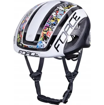 Cyklistická přilba přilba FORCE NEO VIVID, bílo-černá L-XL