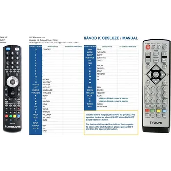 General EVOLVEO DT-2601 - dálkový ovladač