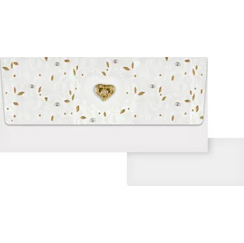 Obálka MFP Svatební obálka na peníze se srdíčkem 66-017