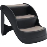 vidaXL Skládací psí schůdky černé…