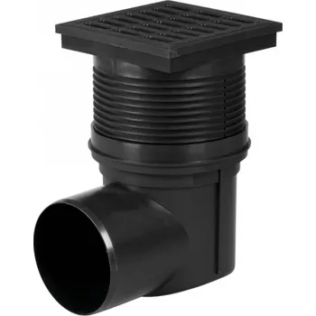 kanalizační vpusť HACO KVB kanalizační vpusť boční DN110 černá