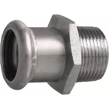 Fitinka IVAR PRESS přechodka s vnějším závitem 22x 1" uhlíková ocel IVC81.2210