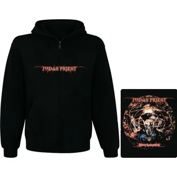 Pánská mikina mikina s kapucí a zipem Judas Priest - Nostradamus