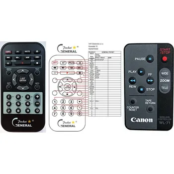 Dálkový ovladač General CANON UC1000, UC2000, UC3000 - náhradní dálkový ovladač