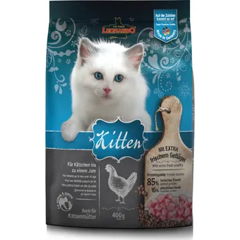 LEONARDO Cat Food Kitten Poultry, 400 g