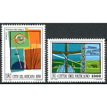 Poštovní známka (1994) MiNr. 1116 - 1117 ** - Vatikán - Zvláštní shromáždění biskupské synody o Africe, Kampala