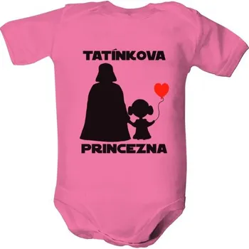 Kojenecký body Dětské body s potiskem Princezna tatínkova dětské
