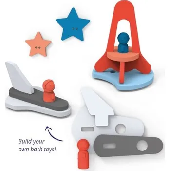 Hračka pro nejmenší QUUTopia Výprava na Měsíc - Puzzle do vody 3D