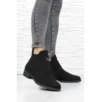 Dámská zimní obuv Camo Černé kotníkové boty 2638-2B Velikost: 36