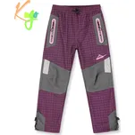Dívčí outdoorové kalhoty - KUGO G9781, fialovorůžová Barva: Růžová, Velikost: 98
