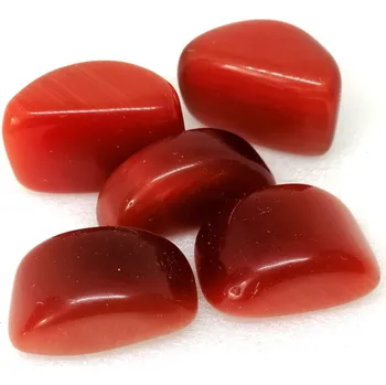 Sběratelství Ulexit červený – velký přírodní kámen, ochranný a harmonizující minerál (40-60g)