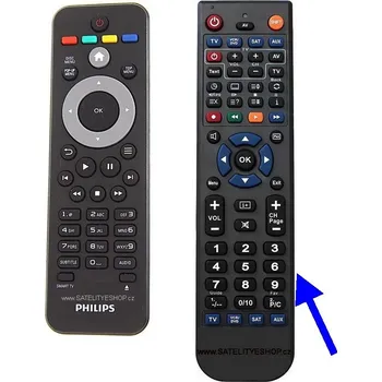 Dálkový ovladač Dálkový ovladač Philips Blu-ray RC-2830 náhradní
