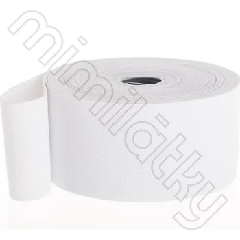 Textilie Pruženka galonová bílá 5cm