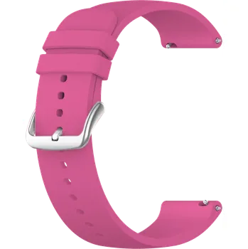 Řemínek na hodinky LAVVU Růžový silikonový řemínek na hodinky LS00X22 SKLAD (silikonový řemínek na hodinky)