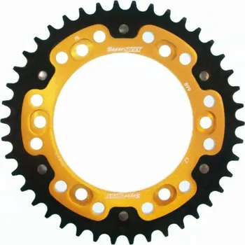 Řetězová sada pro motocykl Rozeta SUPERSPROX STEALTH pro KTM ADVENTURE / SUPER ADVENTURE mod. 525 Barva: zlatá, Počet zubů: 50