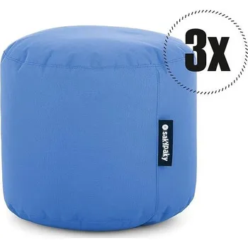 Taburet SakyPaky 3x taburet azurový