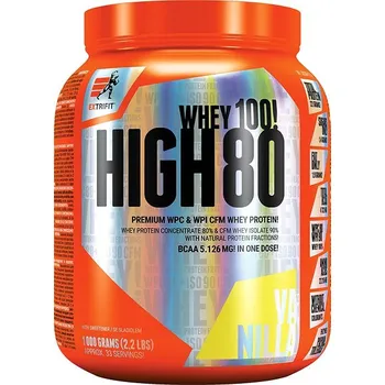 Protein Extrifit High Whey 80, 1000g, vanilla
